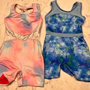 2 like new gymnastics/dance leotards